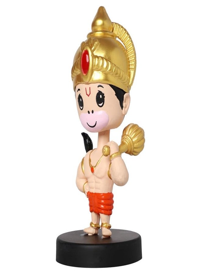 omuda Super Hero Action Figure Limited Edition Bobblehead with Car Holder for Car Dashboard, Office Desk & Study Table (Hanuman) - Image 2